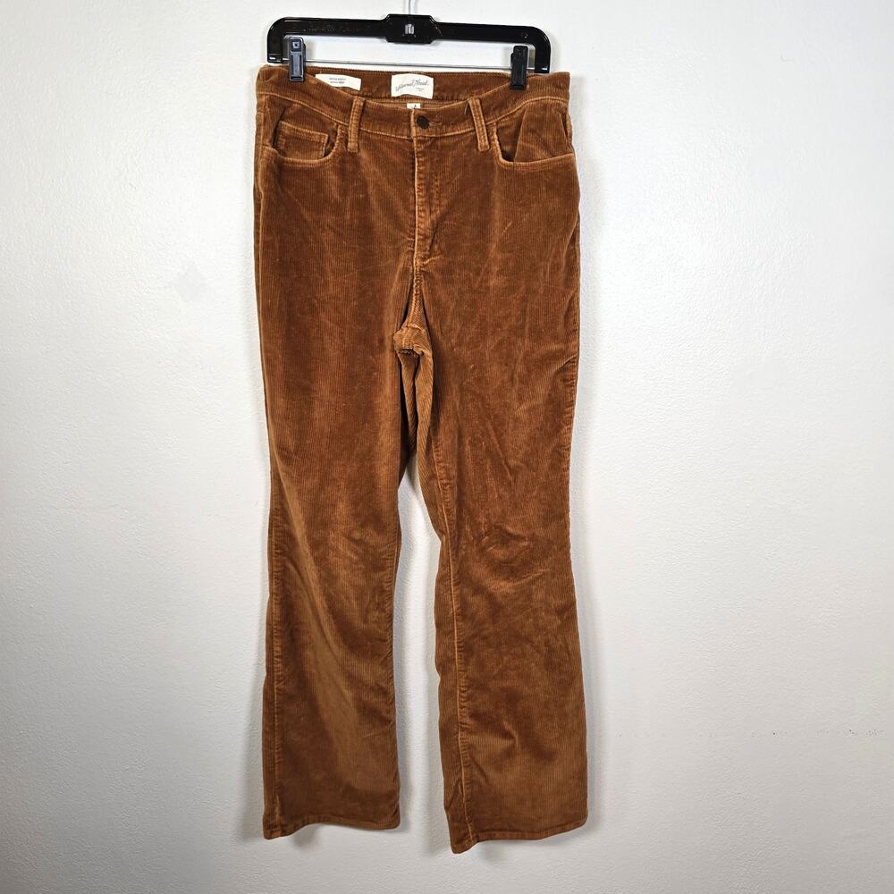 Universal Thread Vintage Bootcut Corduroy Pants 12/31R Orange Autumn Gorpcore